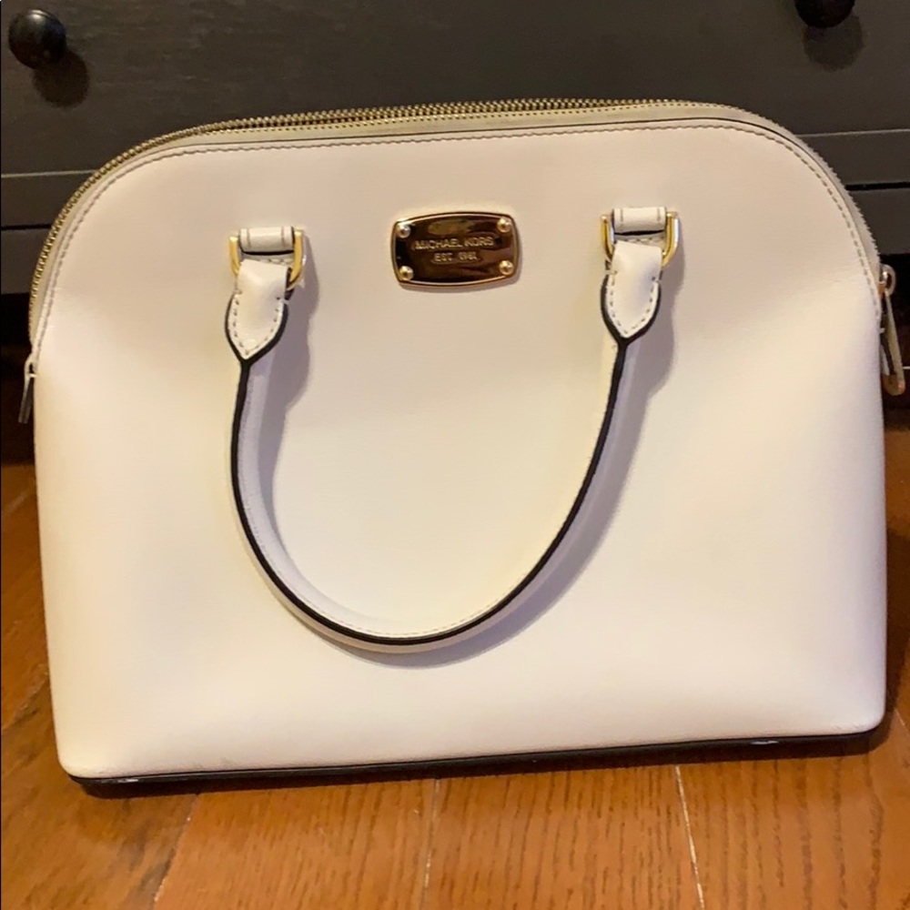 White Michael Kors purse